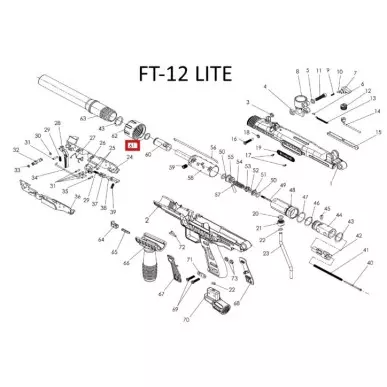 SL2-4 - N°61 - FT12 LITE - FRONT BOLT ORING