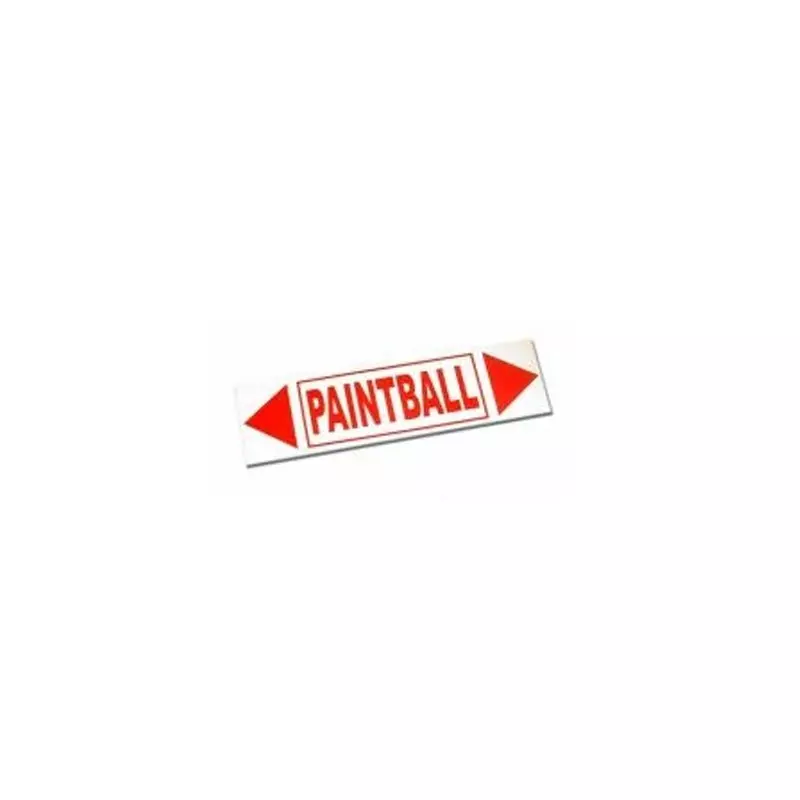 PANNEAU FLECHE " PAINTBALL "