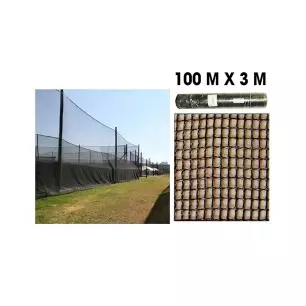 FILET PAINTBALL ECO 3M X 100M Noir/Vert - 70 G/M²