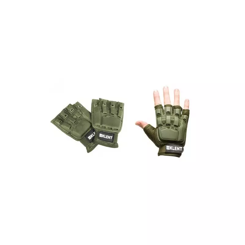 KLENT OLIVE MITTENS WITH PVC PROTECTION