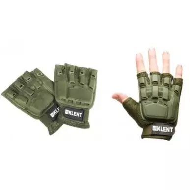 KLENT OLIVE MITTENS WITH PVC PROTECTION