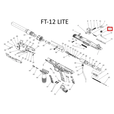 TA45104 - N°13 - FT12 / FT50 LITE - TENSILE SPRING