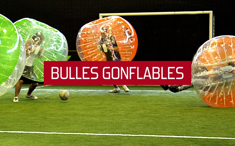 Bulles gonflables pour Foot bulle